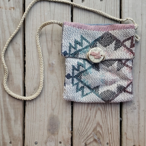 Handbags - Vintage 1980s unique handmade crossbody